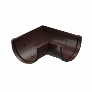 Угол желоба 90˚ Премиум (Premium), шоколад